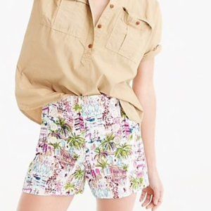 J.Crew Sailor Shorts in Harbor Print Size 6